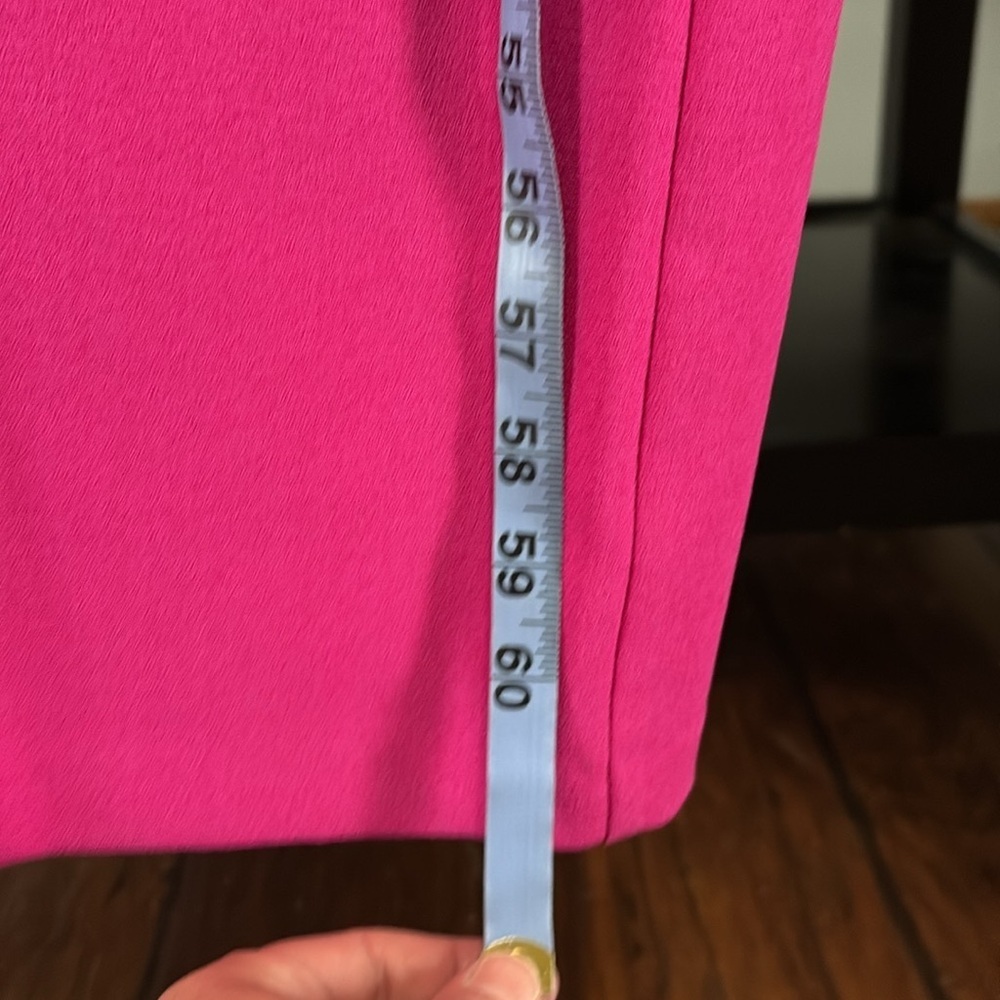 Julia Jordan Women’s Sz 14 Fuscia Back Zip Wide Leg Pantsuit - Picture 6 of 7